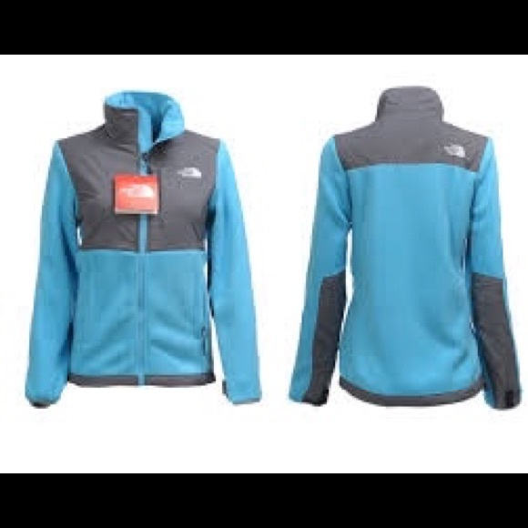 The North Face Denali Jacket light blue/gray sz M - Picture 9 of 9